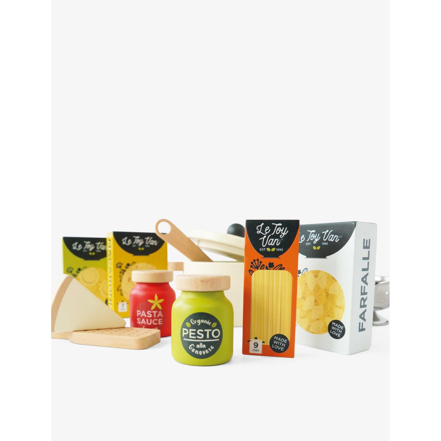 Le Toy Van organic pasta wooden playset, imported from the UK