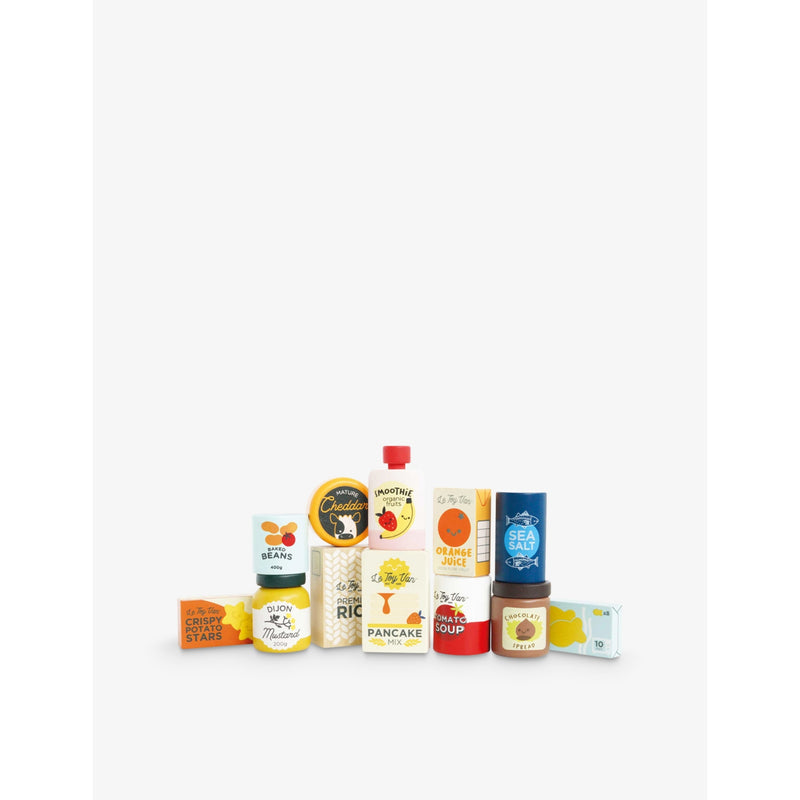 Le Toy Van wooden supermarket grocery shop playset, imported from the UK