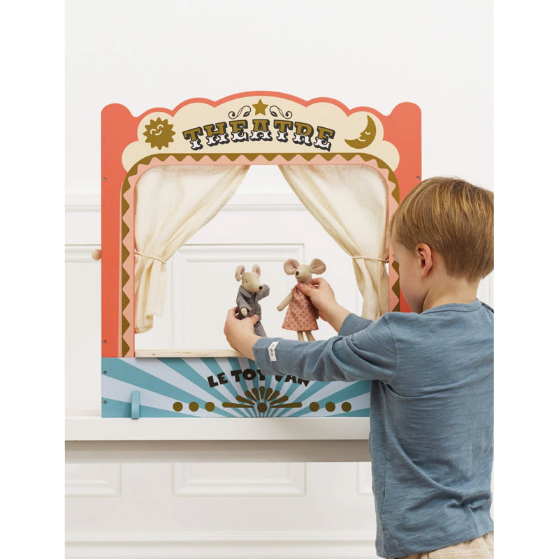 Le Toy Van wooden puppet theatre 54.5cm - British product