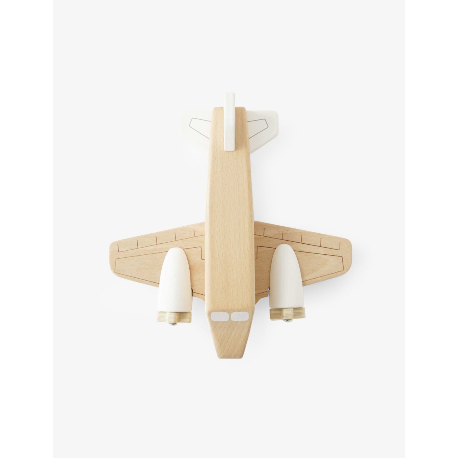Le Toy Van wooden plane toy 21cm (British brand)