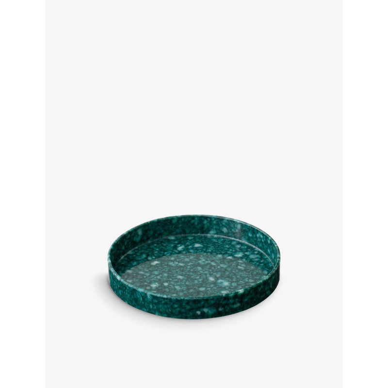Hightide marbled tray 7cm round melamine (British brand)