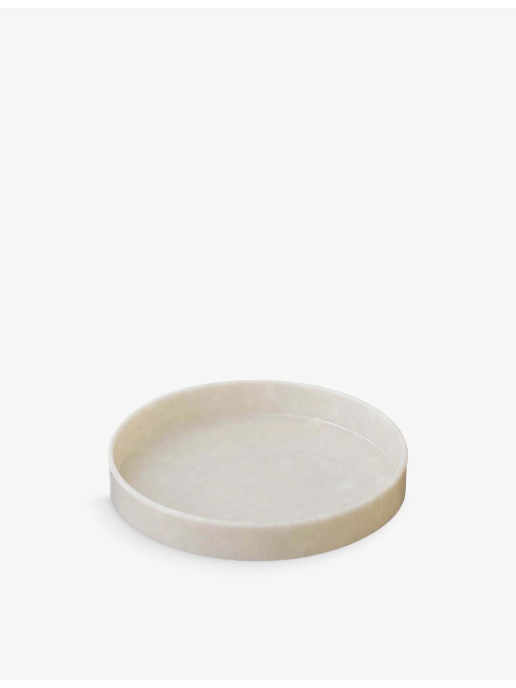 Hightide round marbled tray 7cm homeware (British brand)