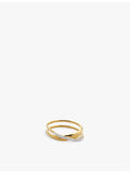 Monica Vinader Nura 0.108ct lab-grown diamond wrap ring - British product