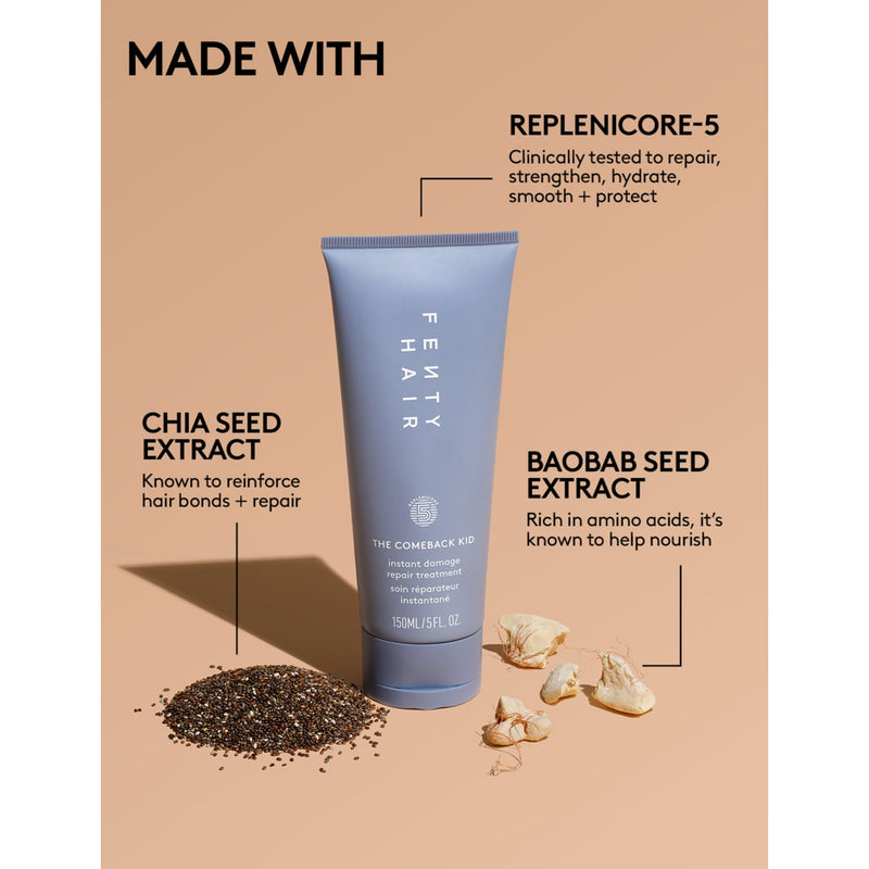 Fenty Beauty The Comeback Kid damage repair treatment 150ml - British product