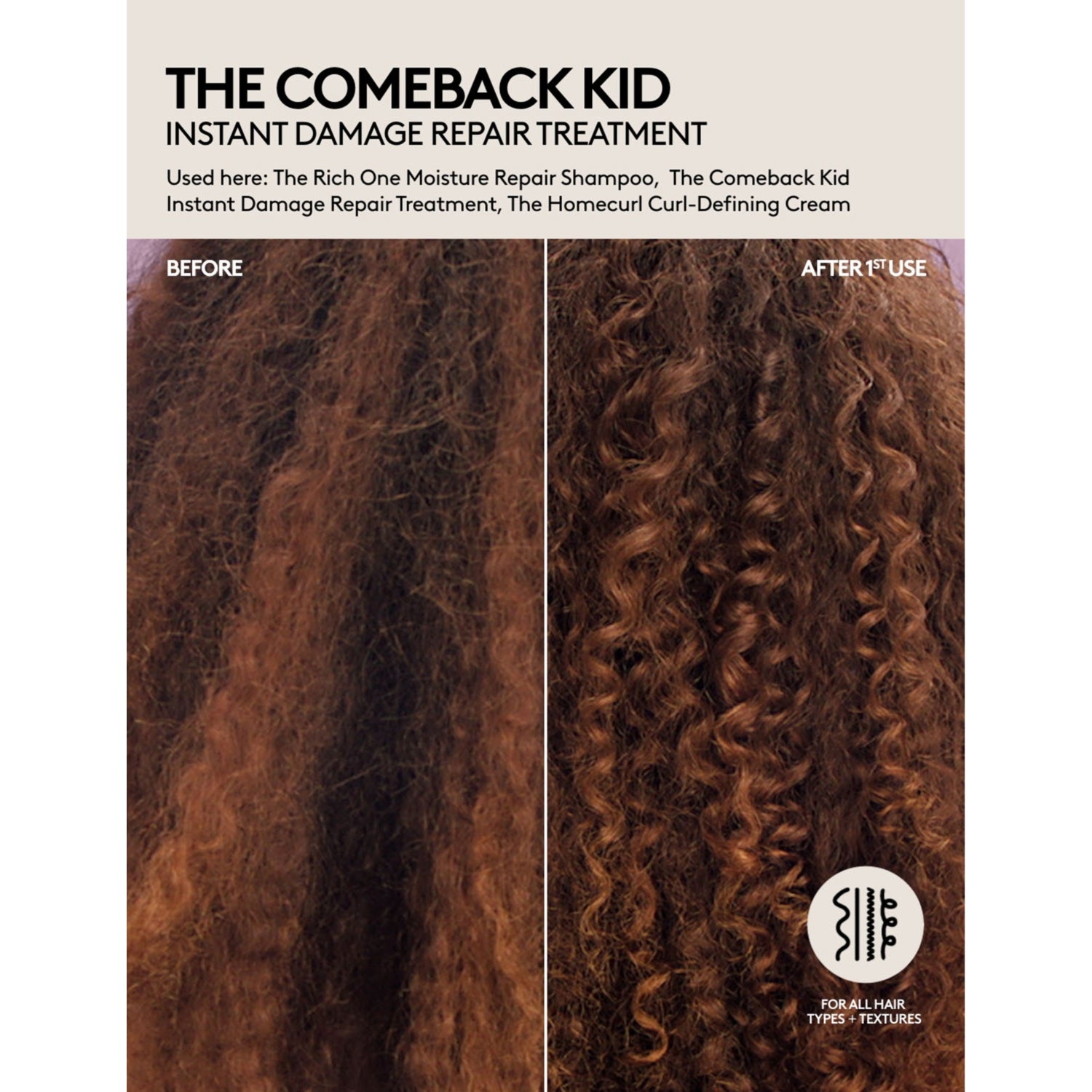 Fenty Beauty hair repair treatment The Comeback Kid mini 60ml (British brand)