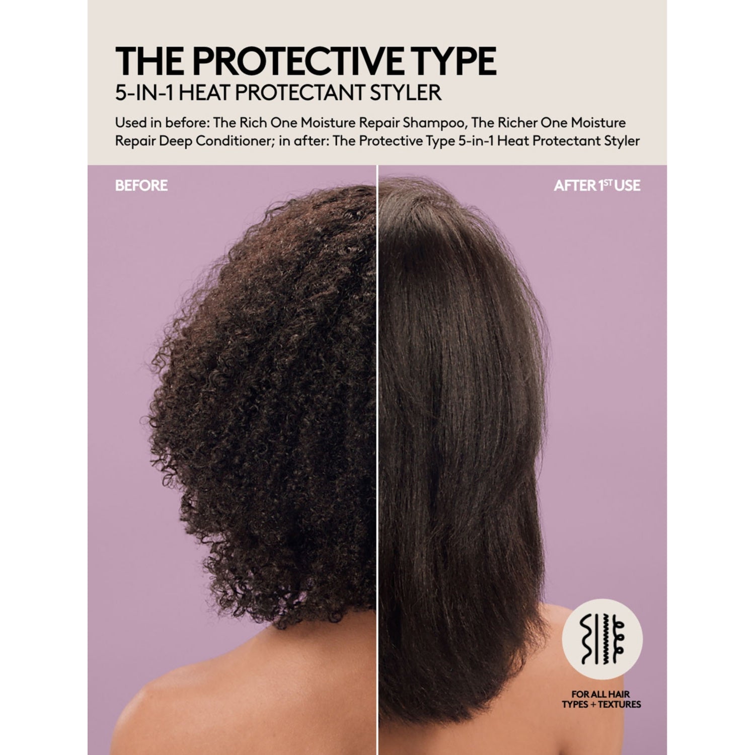 Fenty Beauty The Protective Type heat protectant styler 90ml, UK version