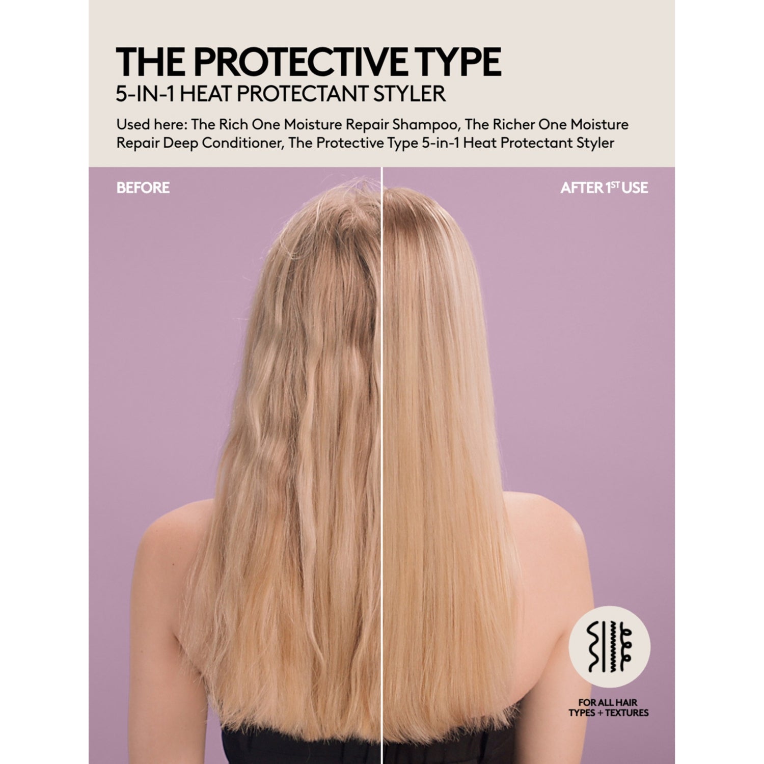 Fenty Beauty The Protective Type heat protectant styler 90ml, UK version