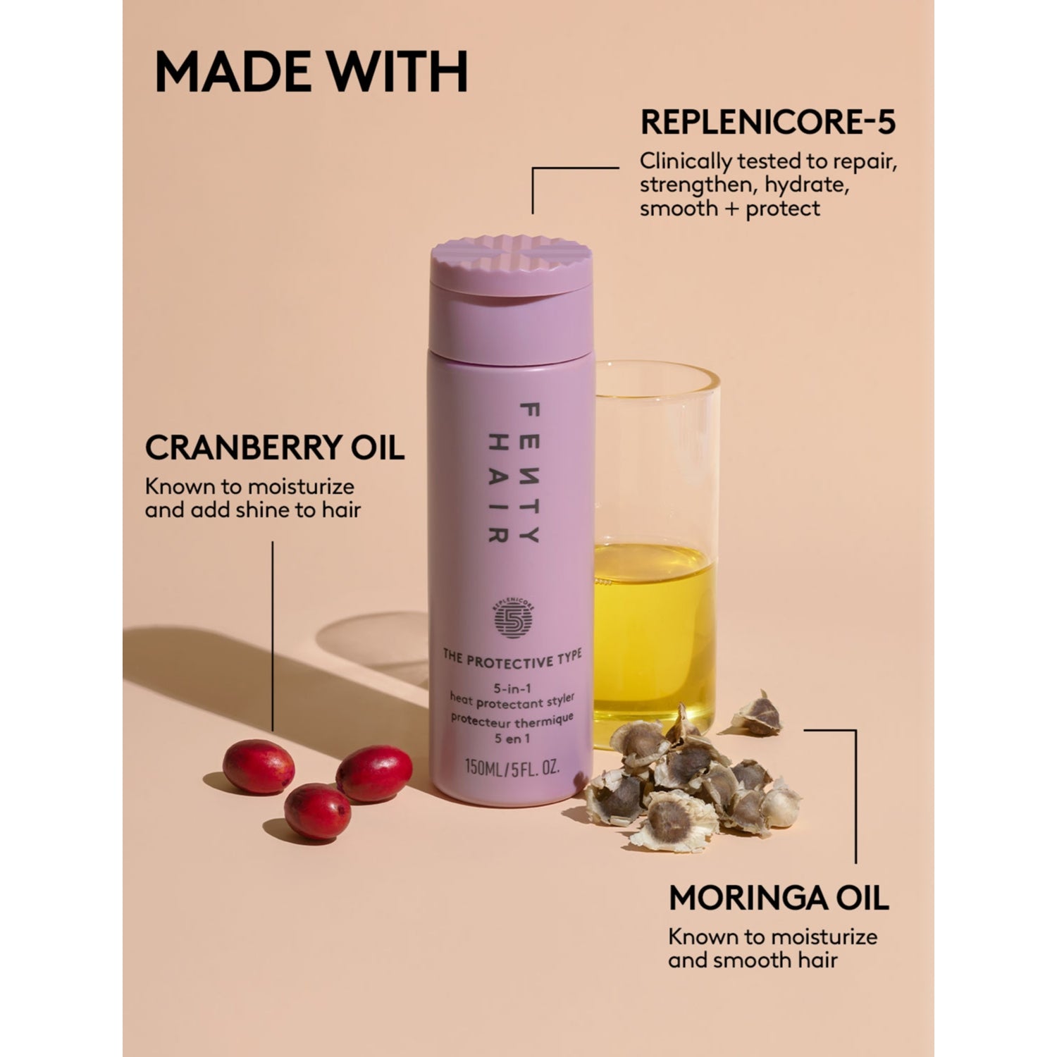 Fenty Beauty The Protective Type heat protectant styler 90ml, UK version