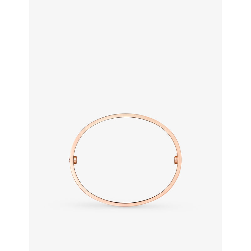 Cartier Love bracelet 18ct rose gold with 0.42ct diamond (British brand)