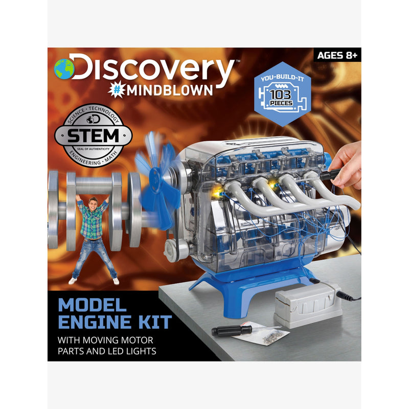 Discovery Mindblown model engine kit 104 pieces - British product