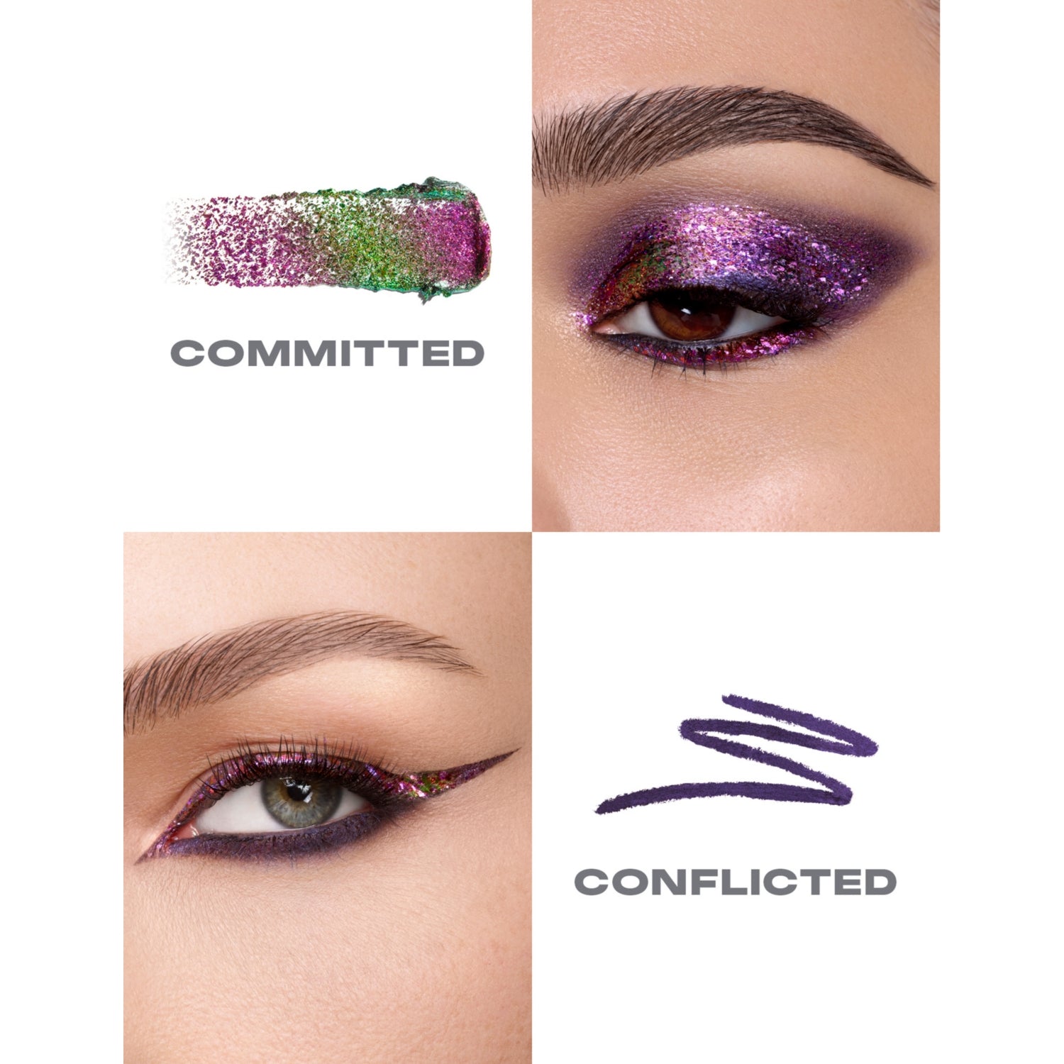 Morphe Mixed Signals dual-ended eyeshadow stick 1.9ml (British brand)