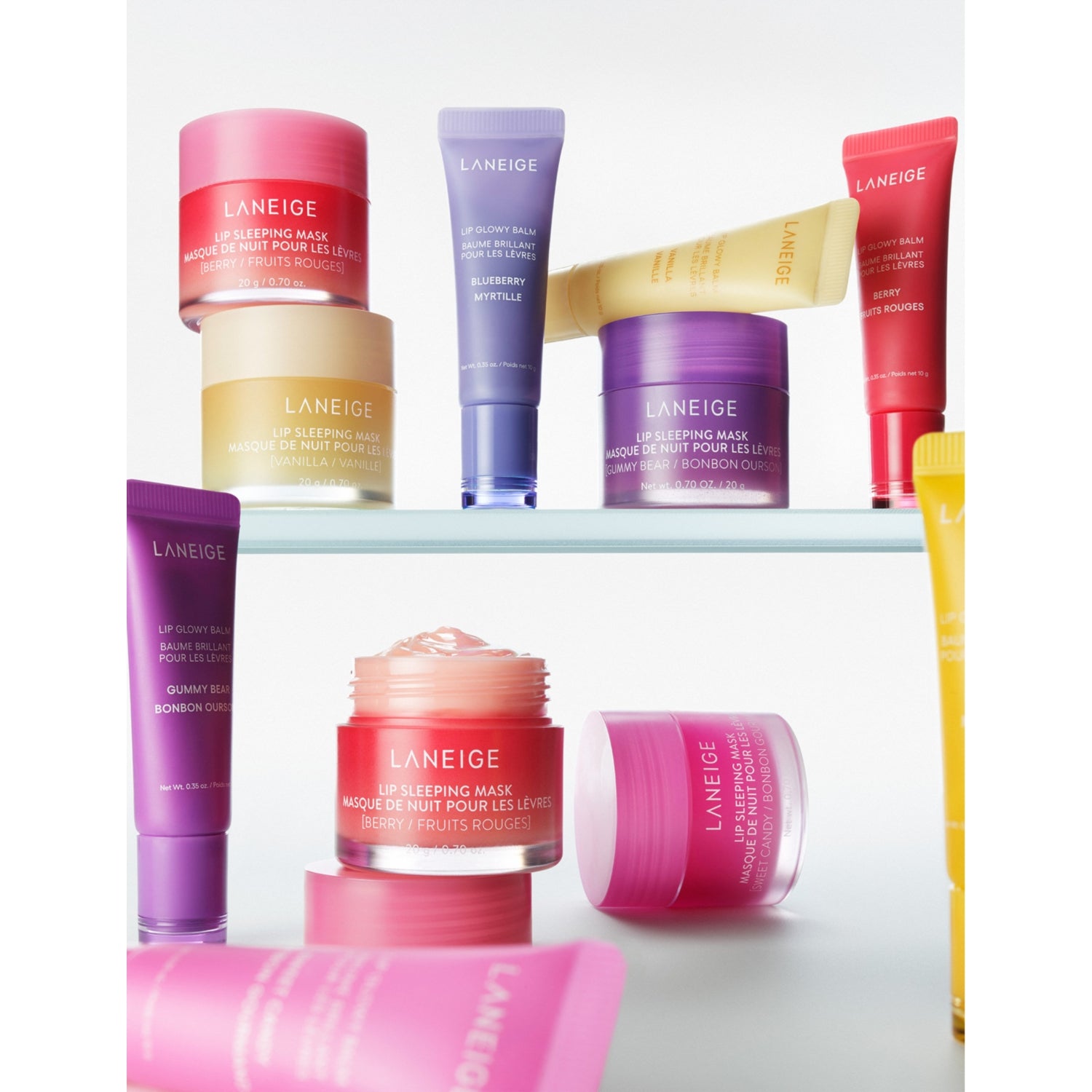 Laneige glowy lip balm 10g for all skin types, UK version