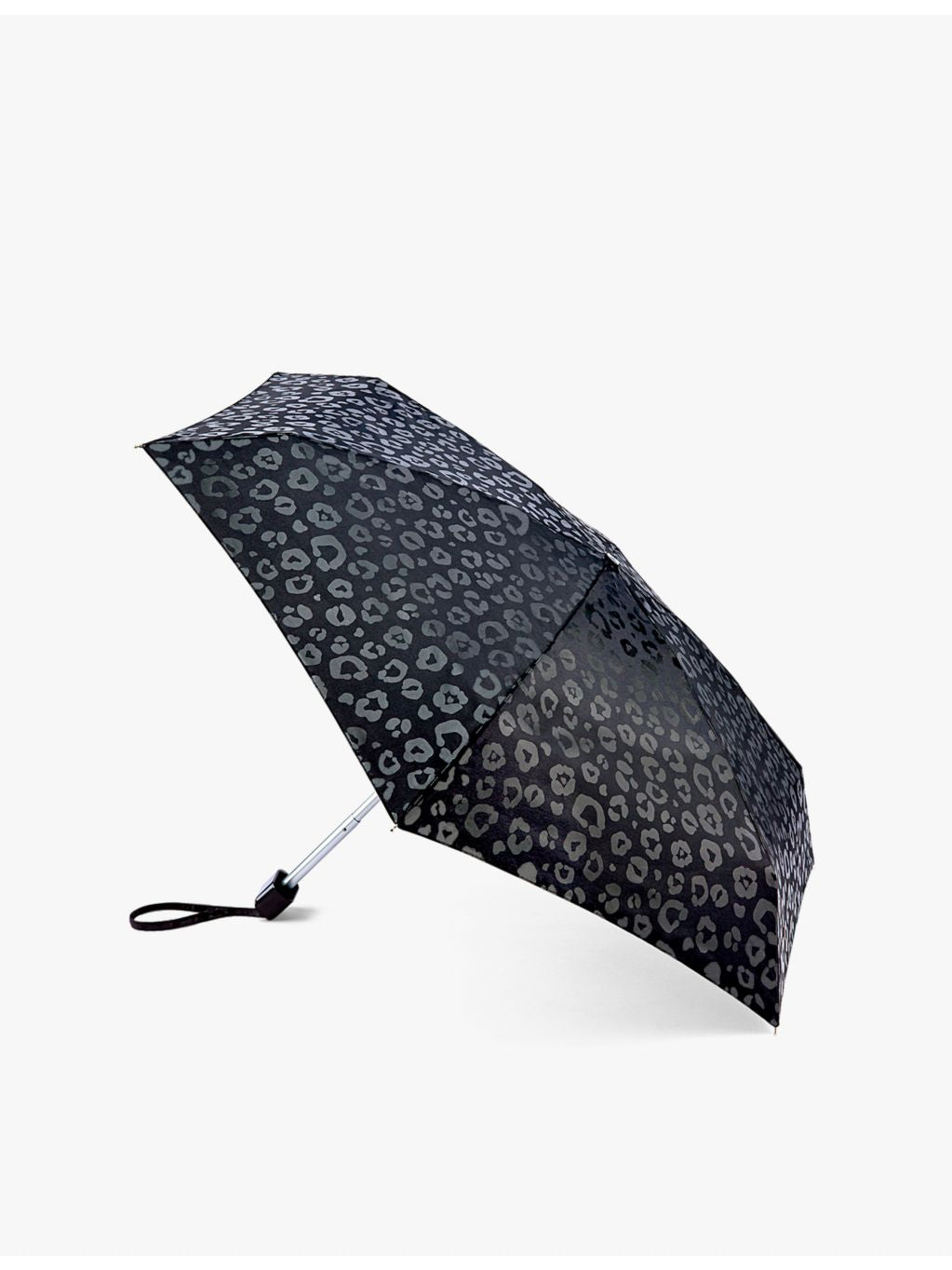 Fulton leopard print umbrella Tiny No.1 (British brand)