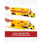 FAO Schwarz Big Cab Auto Hauler with race car storage - British product