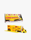 FAO Schwarz Big Cab Auto Hauler with race car storage - British product