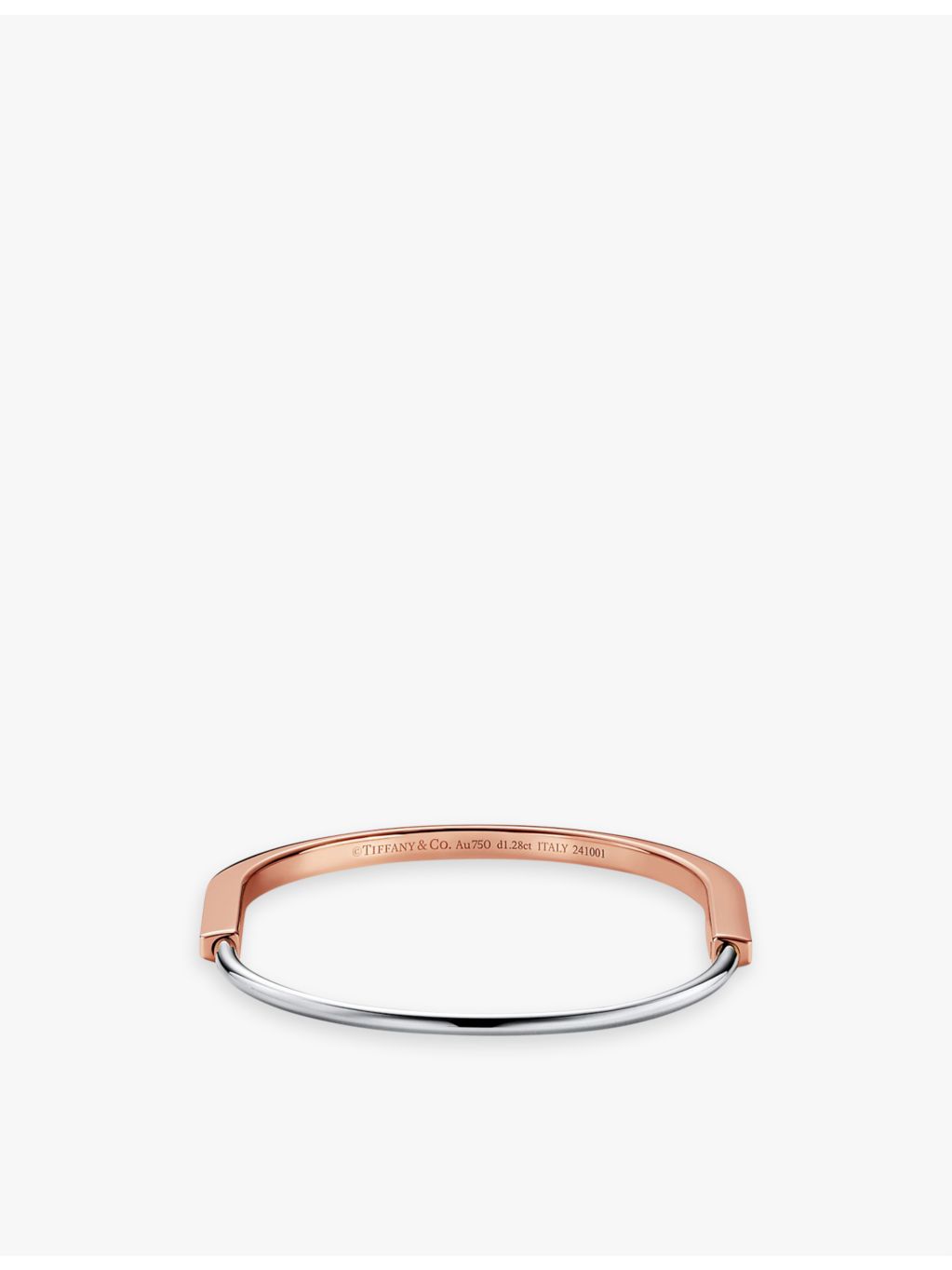 Tiffany & Co Lock narrow diamond bangle 1.09ct, imported from the UK