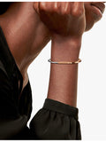 Tiffany & Co Lock narrow bangle 18ct rose-gold white-gold, UK version