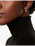 Tiffany & Co small 18ct rose-gold hoop earrings, UK version