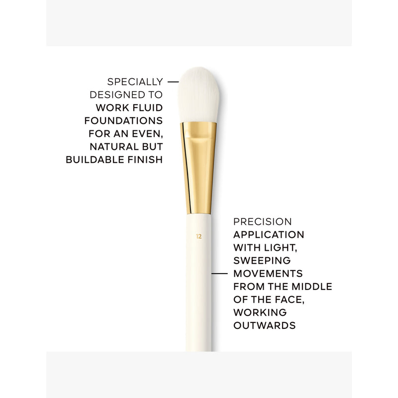 Guerlain N°12 fluid foundation face brush, imported from the UK