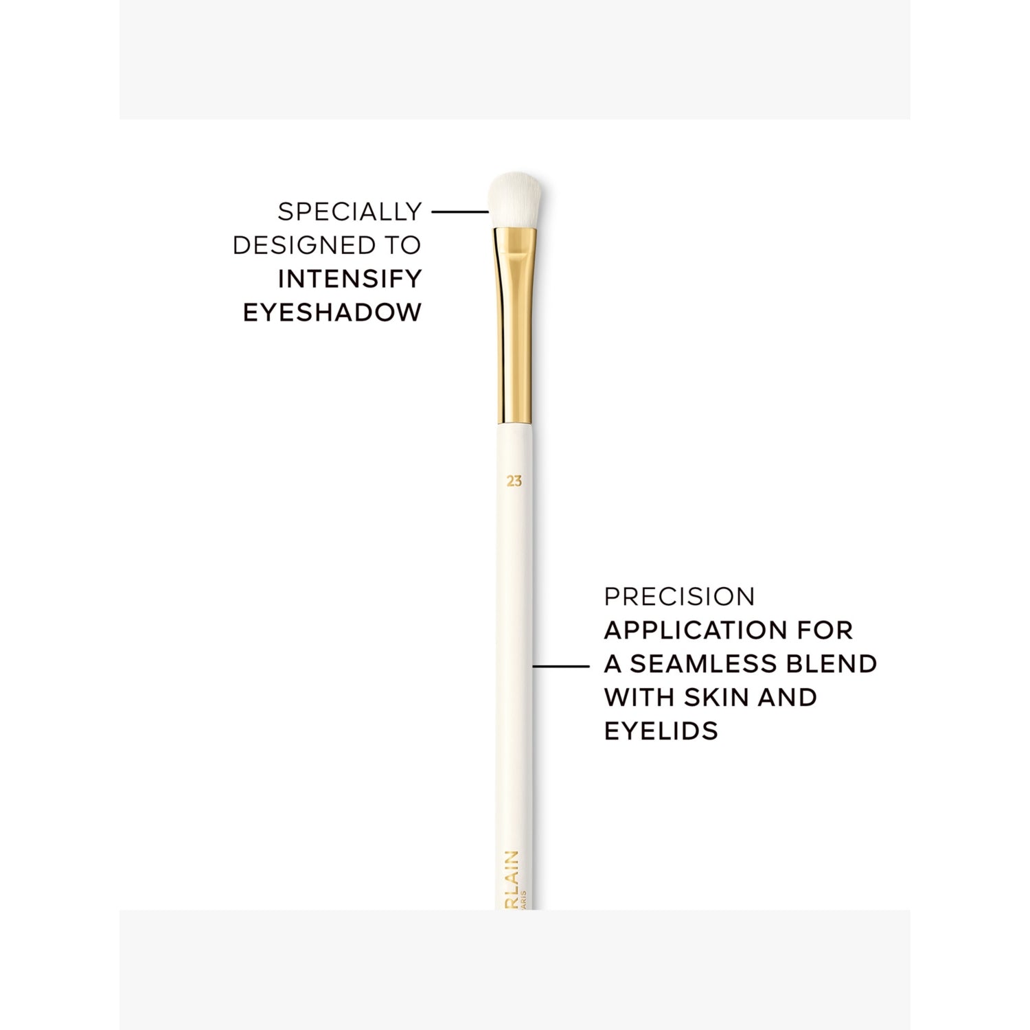 Guerlain N°23 synthetic eyeshadow shading brush, UK version
