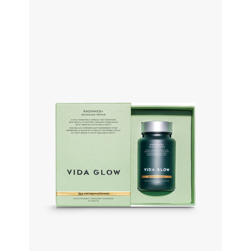 Vida Glow Radiance+ 30 advanced repair supplement capsules, imported from the UK
