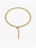 Bvlgari Serpenti Tubogas 18ct yellow gold diamond necklace, UK version