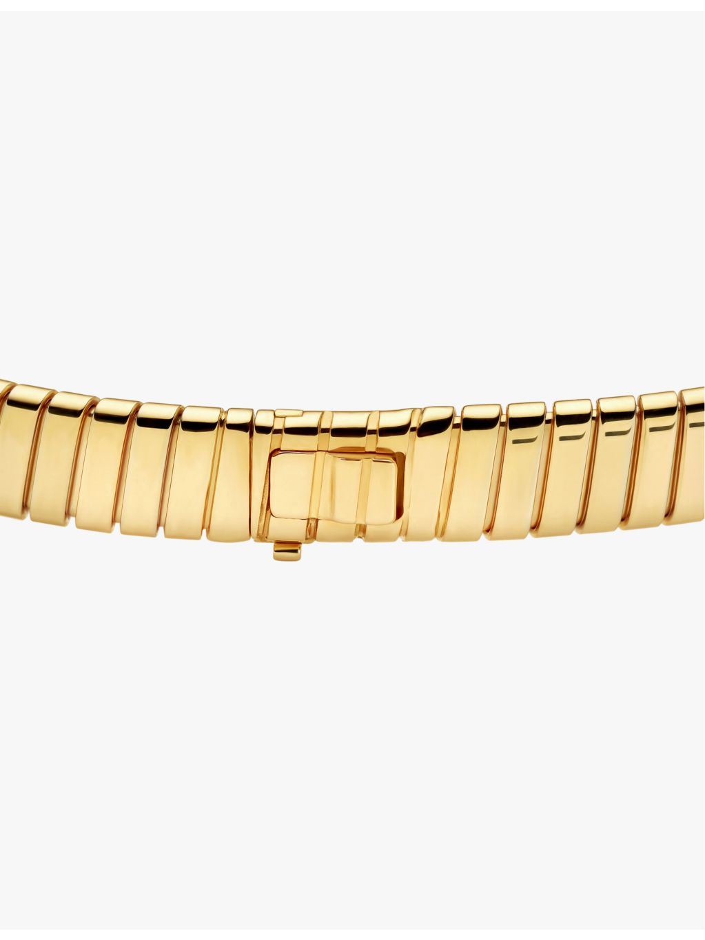 Bvlgari Tubogas 18ct yellow gold necklace, imported from the UK