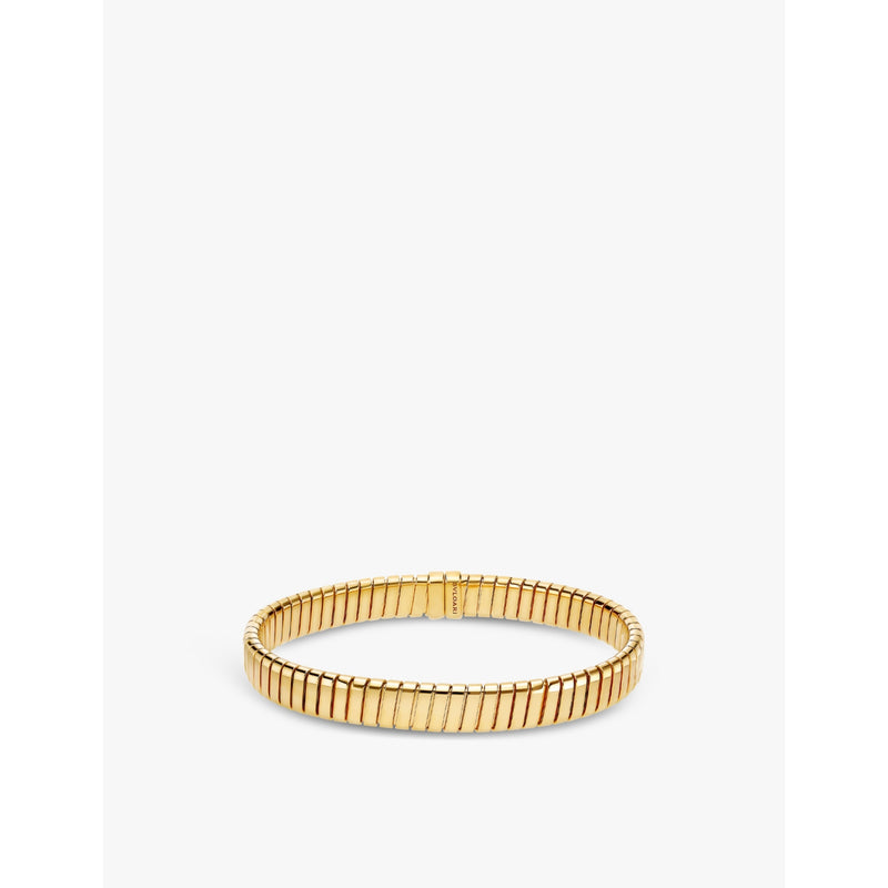 Bvlgari Tubogas 18ct yellow-gold bracelet - 16cm