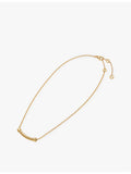 Bvlgari Tubogas 18ct yellow-gold pendant necklace adjustable chain, imported from the UK