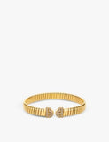 Bvlgari Tubogas 18ct Yellow Gold 0.35ct Brilliant-cut Diamond Bracelet