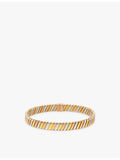 Bvlgari Tubogas bracelet 18ct yellow white rose gold (British brand)