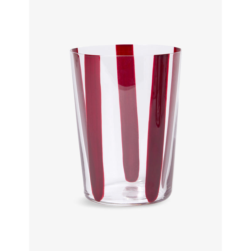 Conran Shop Nova Stripe crystal glasses 500ml set of four (British brand)