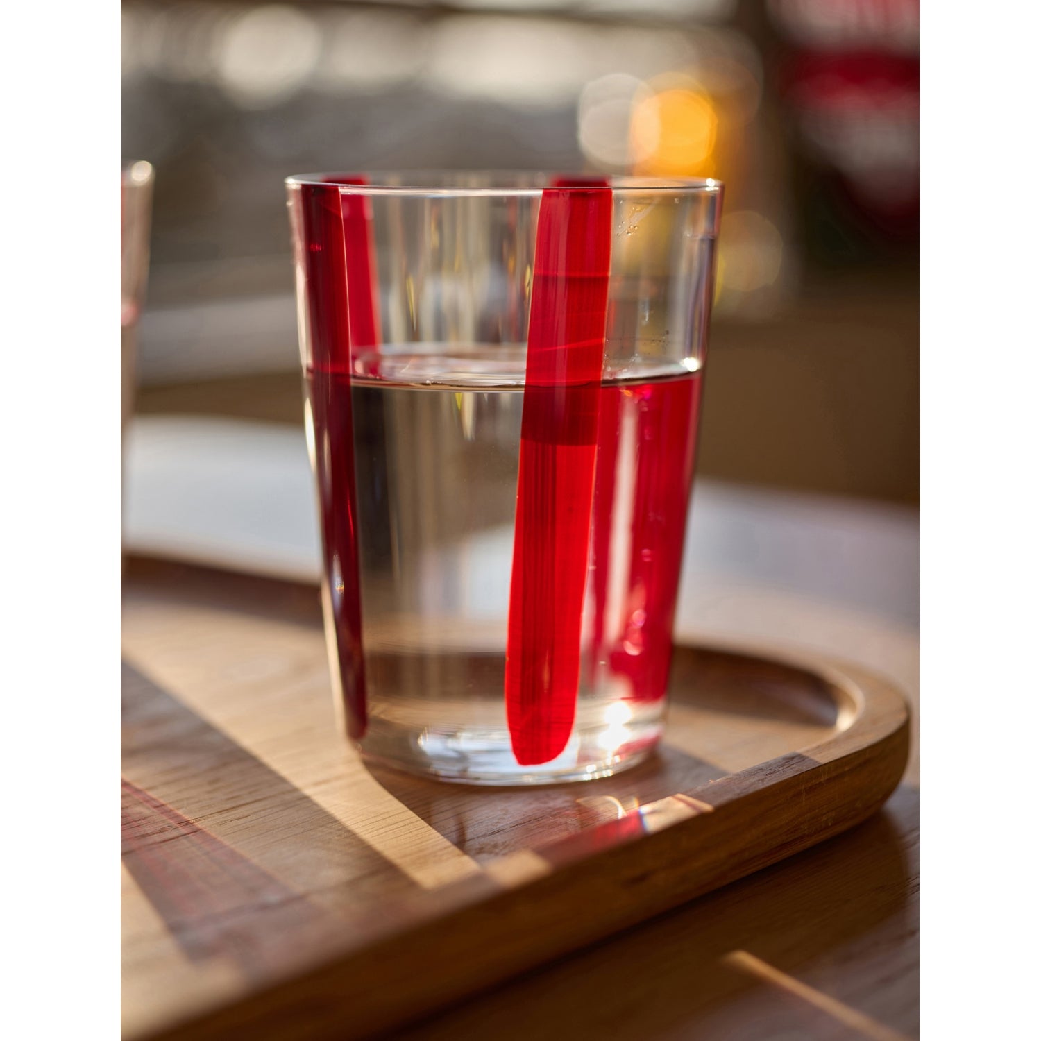 Conran Shop Nova Stripe crystal glasses 500ml set of four (British brand)