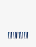 The Conran Shop Nova Stripe Set of Four Crystal Glasses 500ml