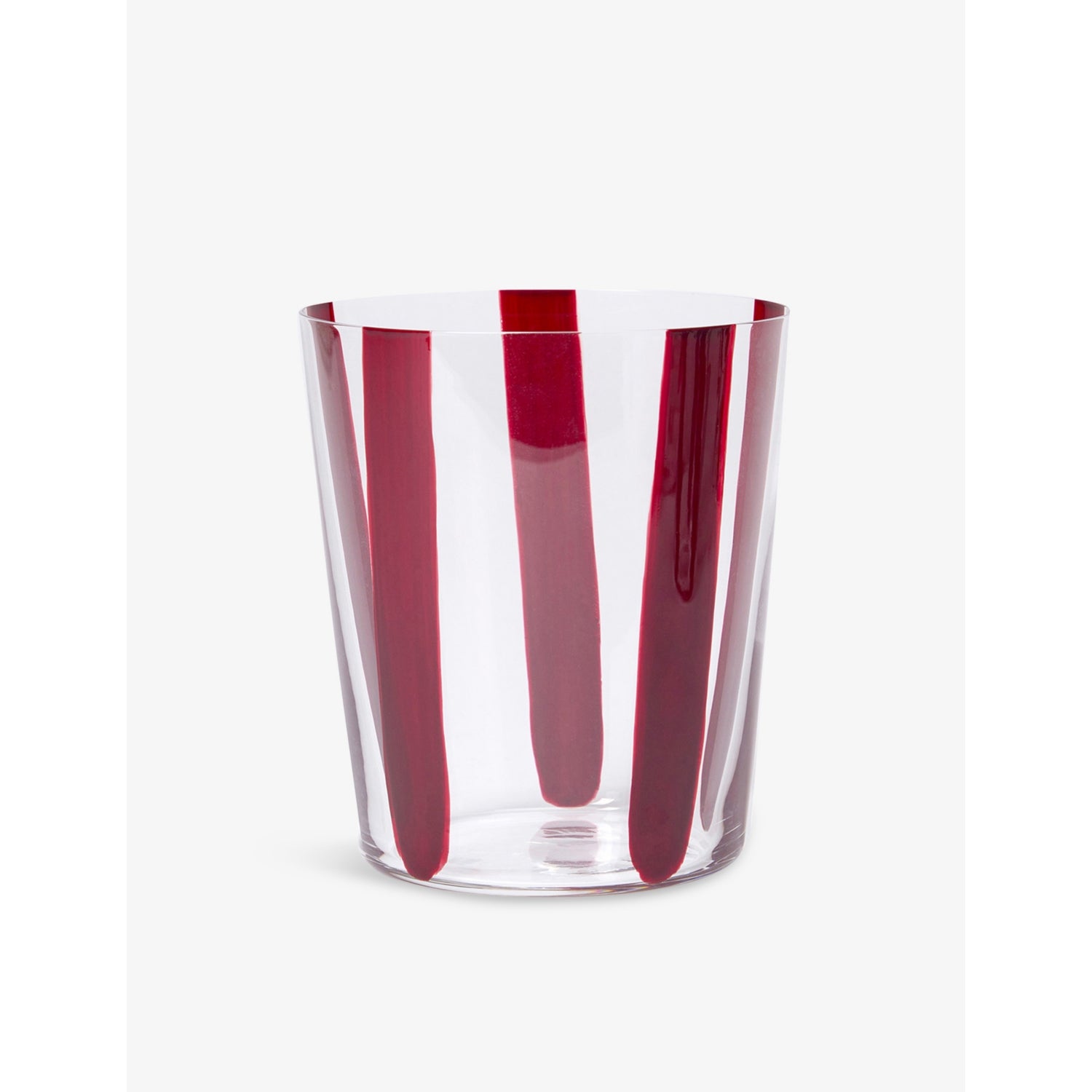 The Conran Shop Nova Stripe crystal glasses 360ml, imported from the UK