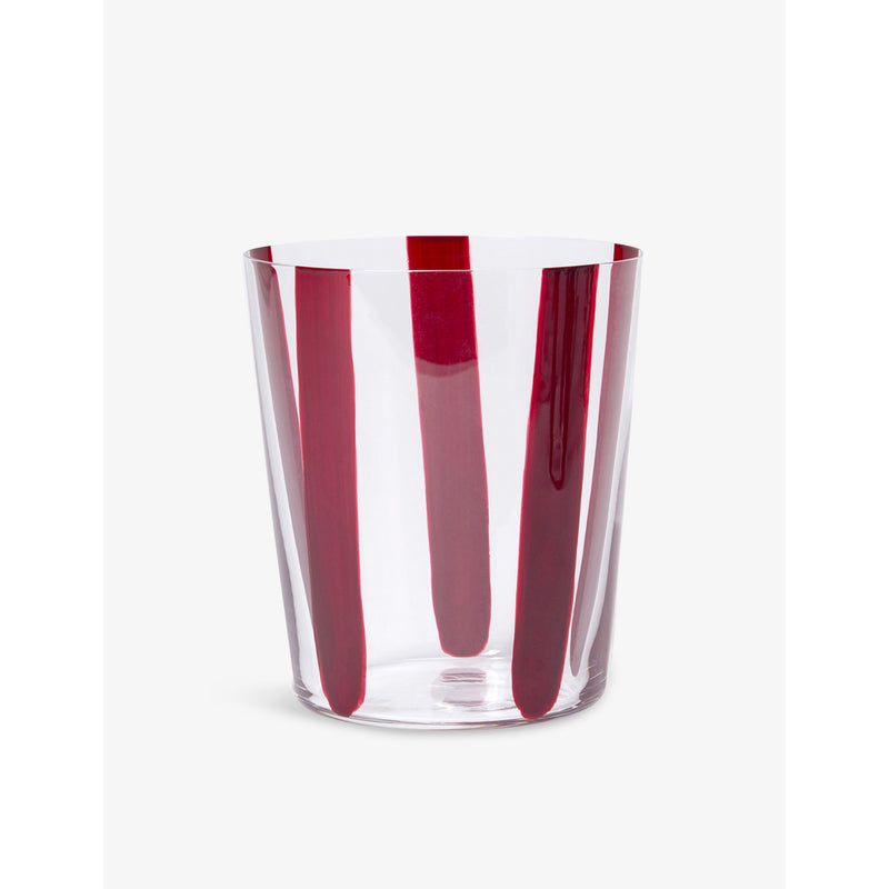 The Conran Shop Nova Stripe crystal glasses 360ml, imported from the UK