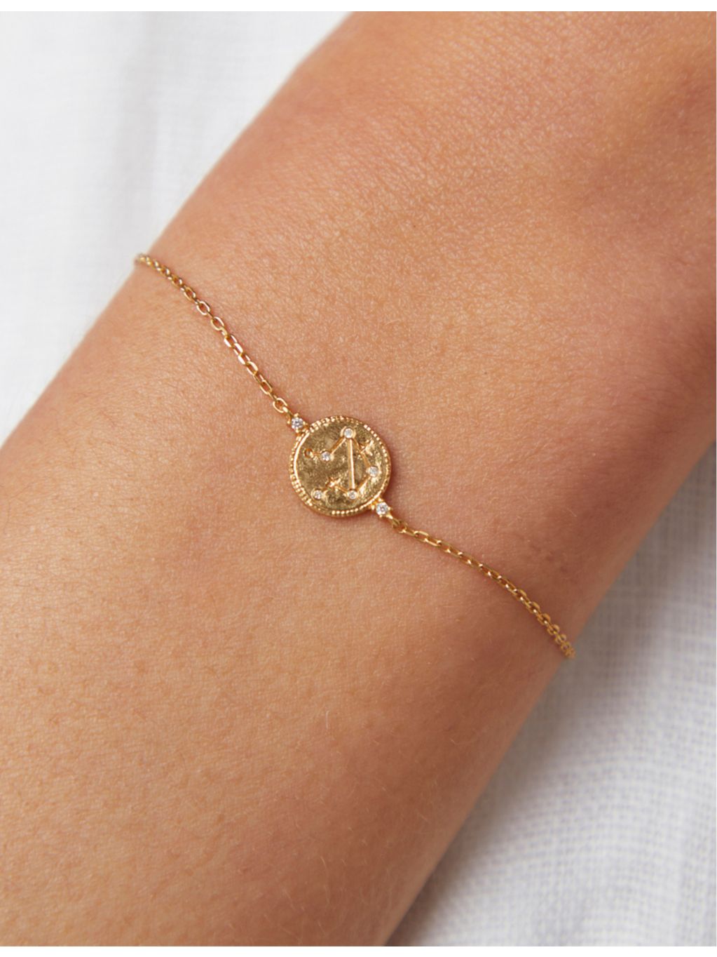 Astrid & Miyu Libra zodiac bracelet 16.5-19.5cm, UK version