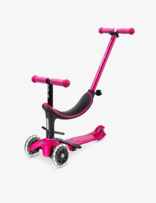 Micro four-in-one LED scooter with light-up wheels, UK version