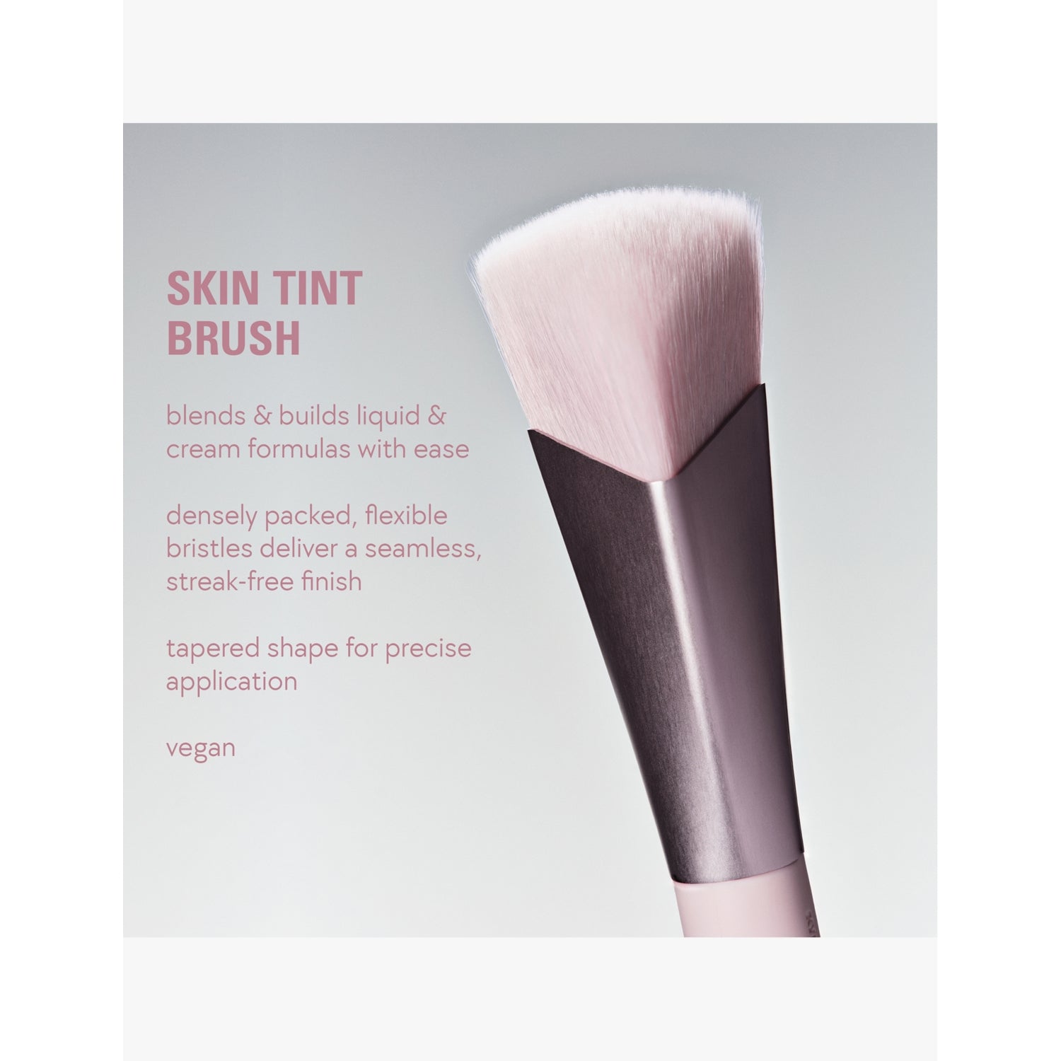 Kylie Skin Tint 03 brush with 100% synthetic bristles (British brand)