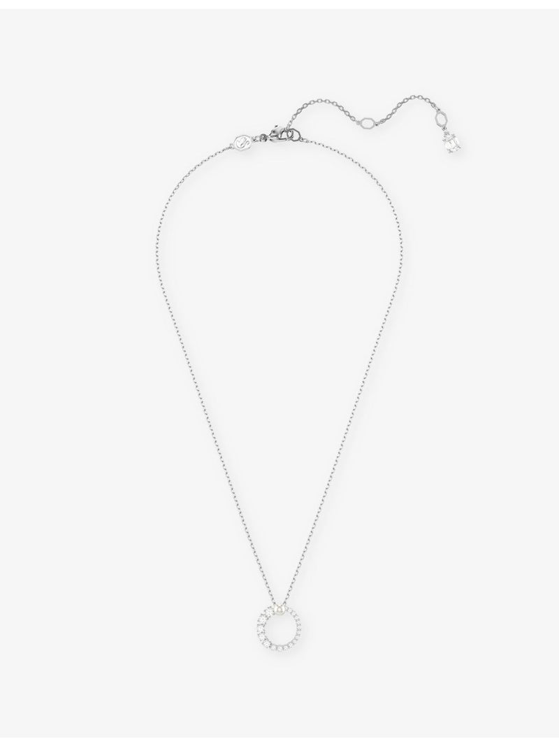 Swarovski Matrix rhodium-plated crystal pendant necklace, imported from the UK
