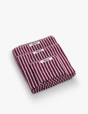 Tekla Striped Cotton Washcloth 30cm x 30cm