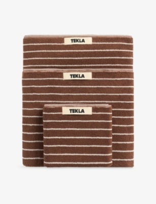 Tekla Striped Cotton Washcloth 30cm x 30cm