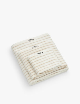 Tekla Striped Cotton Washcloth 30cm x 30cm