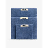 Tekla striped cotton washcloth 30cm x 30cm - British product