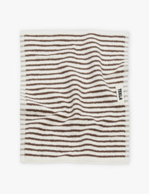 Tekla Striped Cotton Bath Towel 70cm x 140cm