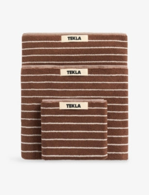 Tekla Striped Cotton Bath Towel 70cm x 140cm