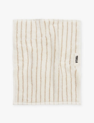 Tekla Striped Cotton Bath Towel 70cm x 140cm