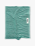 Tekla striped cotton bath towel 70cm x 140cm - British product