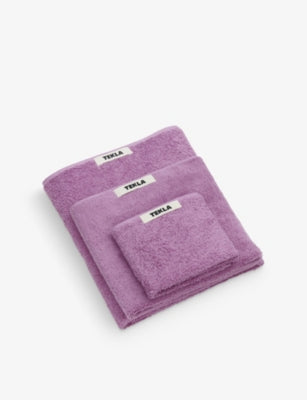 Tekla Bordered Cotton Hand Towel 50cm x 80cm