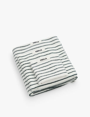 Tekla Bordered Cotton Hand Towel 50cm x 80cm